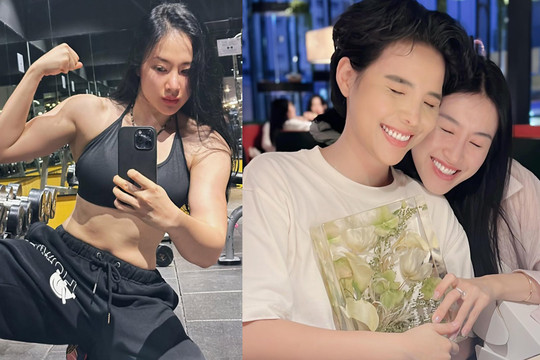 Sao Việt 13/5: Angela Phương Trinh khoe cơ bắp, Vũ Cát Tường rạng rỡ bên bạn đời