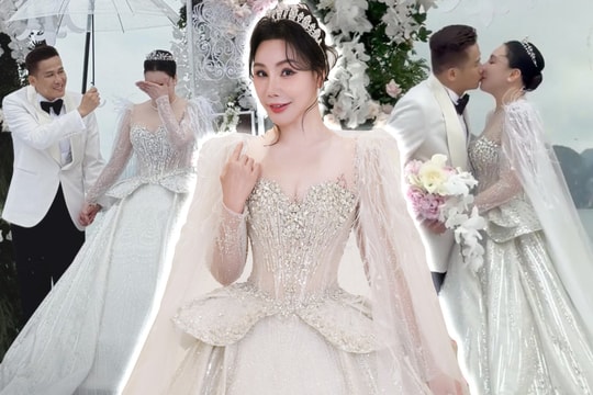 Hồ Quỳnh Hương hôn chú rể đắm đuối, tiết lộ đã có con 2 tuổi