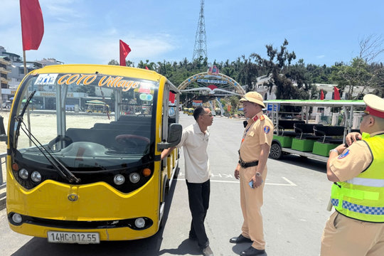 Huyện đảo Cô Tô "siết chặt" an toàn giao thông mùa du lịch