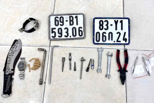 Bắt nhóm đối tượng thực hiện 4 vụ trộm cắp xe máy trong 2 ngày
