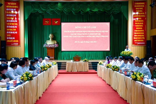 Tổng Bí thư: Tỉnh Vĩnh Long mới hội tụ các yếu tố trở thành Trung tâm kinh tế mới