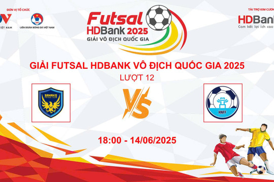 Trực tiếp Futsal HDBank VĐQG 2025: Sahako vs Hà Nội