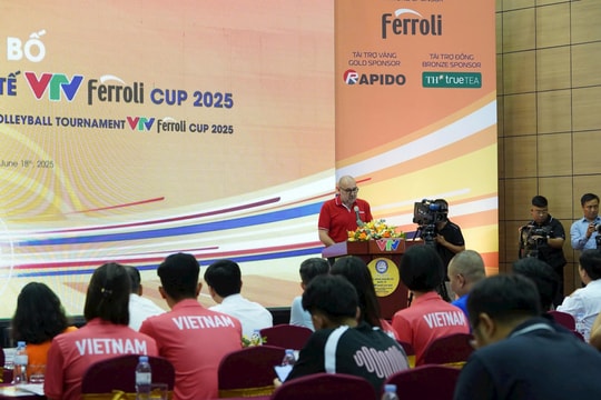Rapido trao thưởng 400 triệu đồng cho đội tuyển bóng chuyền nữ Việt Nam nếu giành chức vô địch VTV Ferroli Cup 2025