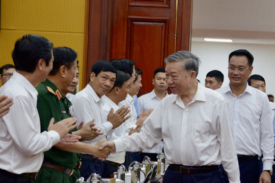 Tổng Bí thư Tô Lâm làm việc với tỉnh Quảng Bình và Quảng Trị