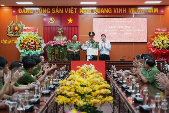 Phó Giám đốc Công an Bình Thuận làm Phó Cục trưởng Cục An ninh chính trị nội bộ