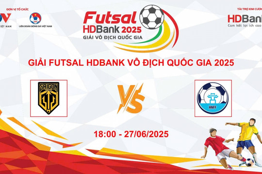 Trực tiếp Sài Gòn Titans - Hà Nội tại giải Futsal HDBank VĐQG 2025
