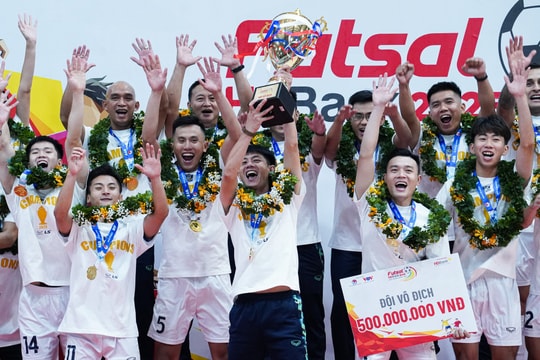 Futsal HDBank VĐQG 2025: Thái Sơn Nam hòa kịch tính, vô địch nhờ chỉ số phụ
