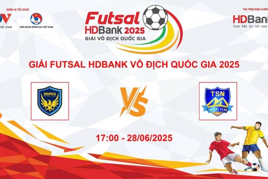 Trực tiếp Sahako - Thái Sơn Nam TP.HCM tại giải Futsal HDBank VĐQG 2025
