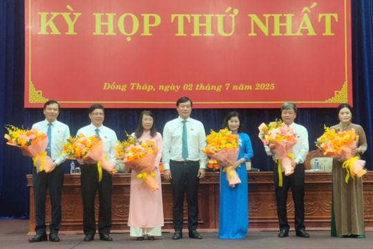 Đồng Tháp công bố nhiều chức danh trong kỳ họp HĐND tỉnh đầu tiên