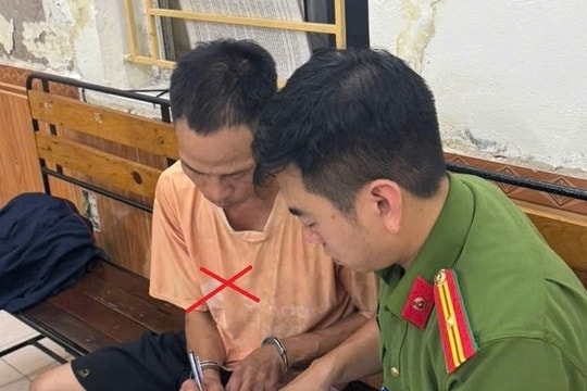 Tạm giữ người bố xích chân kéo lê con trai trên đường phố ở Hải Phòng