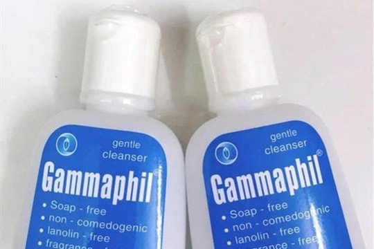 Bộ Y tế yêu cầu thu hồi toàn quốc sữa rửa mặt Gammaphil - chai 125 ml
