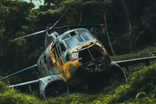 Rơi trực thăng Mi-8 tại vùng Khabarovsk của Nga