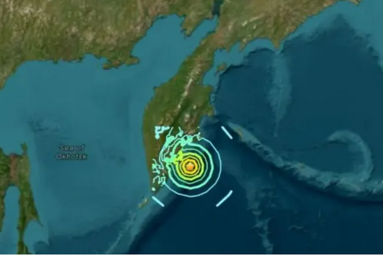 Động đất 7,4 độ Richter ngoài khơi Nga, nguy cơ có sóng thần