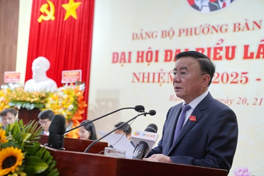 Thường trực Ban Bí thư dự đại hội Đảng bộ phường Bàn Thạch, TP Đà Nẵng