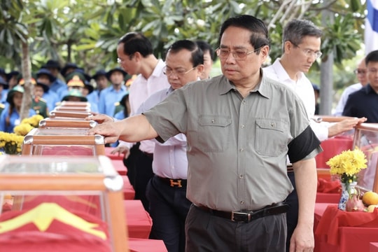 Thủ tướng: Làm hết sức mình để không một liệt sĩ nào bị lãng quên