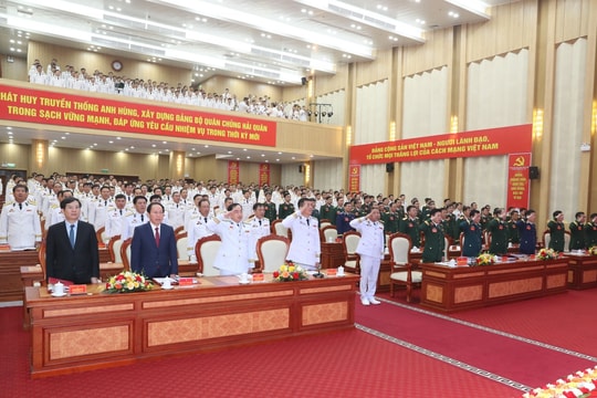 Quyết tâm xây dựng hải quân hiện đại, bảo vệ vững chắc chủ quyền biển, đảo