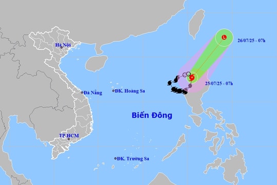 Bão số 4 gần như không có khả năng quay trở lại Biển Đông