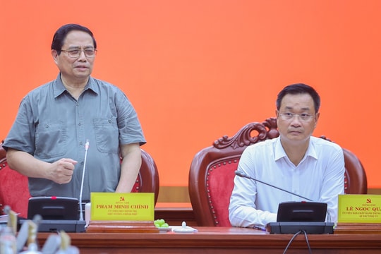 Thủ tướng: Quảng Trị là mảnh đất địa linh nhân kiệt, có tiềm năng khác biệt