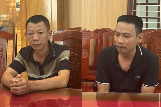 Bắt 2 người cầm đầu khai thác ‘lậu’ 12.000 khối đất ở Thanh Hóa