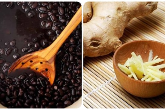 Nước đậu đen nấu với gừng có tác dụng gì?