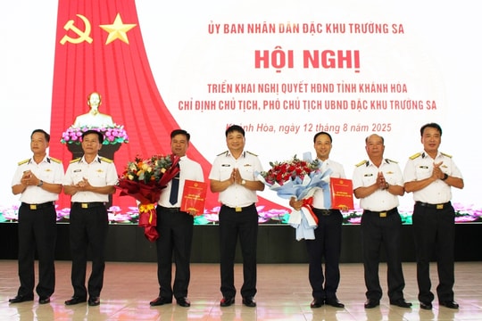 Chỉ định lãnh đạo UBND đặc khu Trường Sa