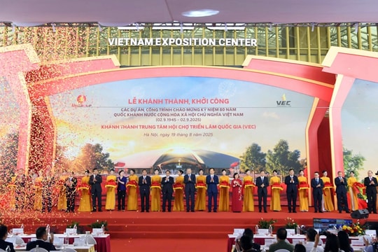 Toàn cảnh Lễ khánh thành Trung tâm Hội chợ Triển lãm Quốc gia