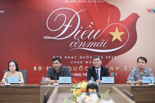 Tùng Dương, Hồng Nhung, Hà An Huy hát trong Hòa nhạc Quốc gia "Điều còn mãi" 2025