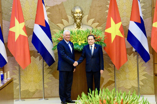 Chủ tịch Quốc hội Trần Thanh Mẫn hội kiến Bí thư thứ Nhất, Chủ tịch nước Cuba Miguel Diaz-Canel