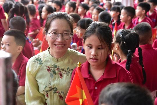 Lễ khai giảng ở ngôi trường “đặc biệt” nhất Hà Nội - PTCS Nguyễn Đình Chiểu