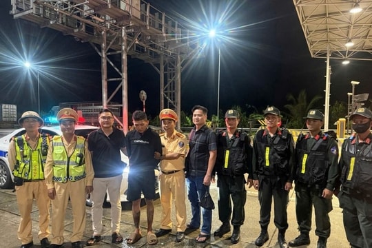 Bắt đối tượng cướp tài sản đang trên đường lẩn trốn