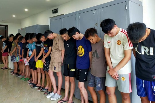 Bắt nhóm thanh thiếu niên gây rối trật tự công cộng, cướp tài sản tại Thanh Hóa