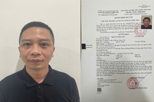 Bắt giữ đối tượng truy nã ở Hà Nội sau nhiều tháng lẩn trốn