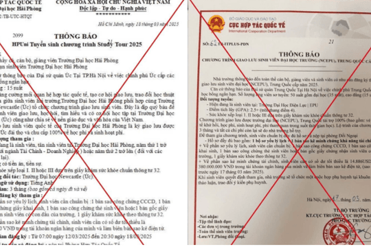 Bộ GD&ĐT cảnh báo thông tin giả về học bổng, tài trợ du học