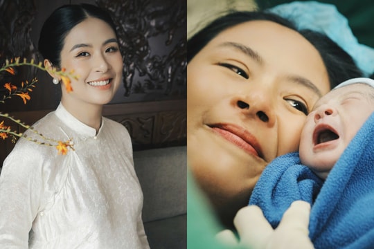Hoa hậu Ngọc Hân sinh con trai đầu lòng