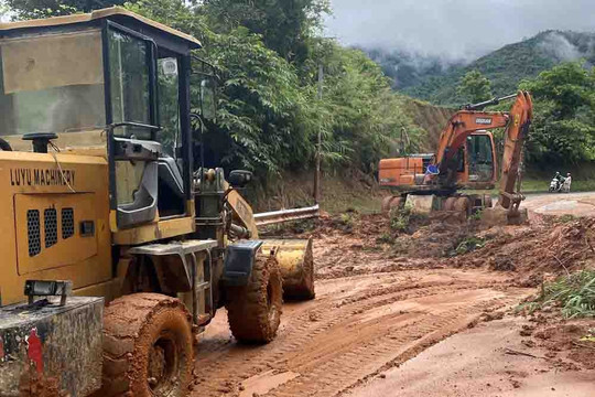Lai Châu chủ động ứng phó với mưa lũ, sạt lở do ảnh hưởng của bão số 9