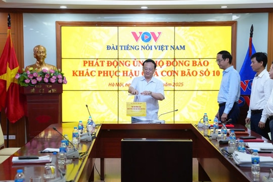 VOV phát động ủng hộ đồng bào bị thiệt hại nặng do cơn bão số 10