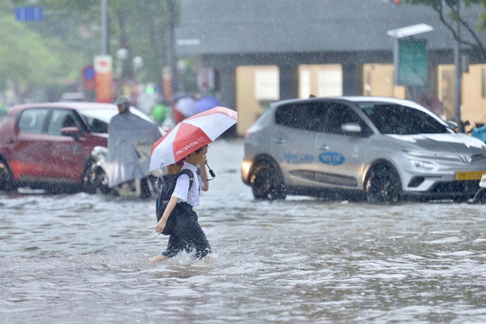 Sở GD Hà Nội thông báo hoả tốc ứng phó mưa lớn, bảo đảm an toàn cho học sinh