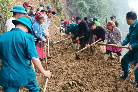 Lào Cai ổn định đời sống người dân sau bão lũ