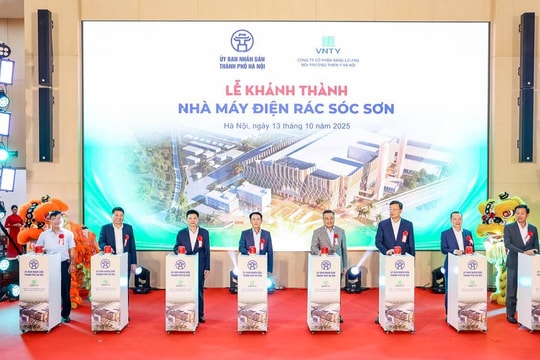 Khánh thành nhà máy điện rác lớn nhất Việt Nam tại Hà Nội