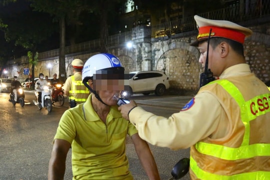 Hơn 55% người vi phạm nồng độ cồn ở độ tuổi trung niên