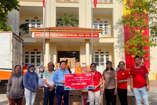 Rapido cùng VOV hỗ trợ người dân vùng lũ Bắc Ninh, Thái Nguyên
