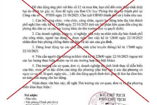 Đà Nẵng bác thông tin cho cán bộ nghỉ làm, dừng hoạt động chợ tránh bão