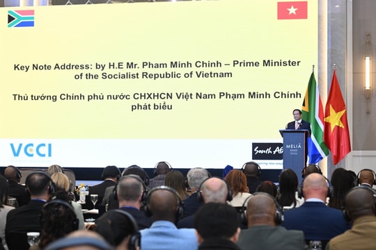 Thủ tướng Phạm Minh Chính dự Diễn đàn doanh nghiệp Việt Nam - Nam Phi