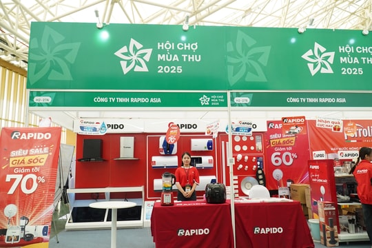 Rapido lan tỏa xu hướng sống tiện nghi, sống khỏe, hiện đại tại Hội chợ Mùa thu 2025