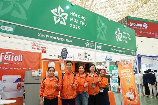 Ferroli tiên phong xu hướng tiết kiệm năng lượng, năng lượng xanh tại Hội chợ Mùa Thu 2025
