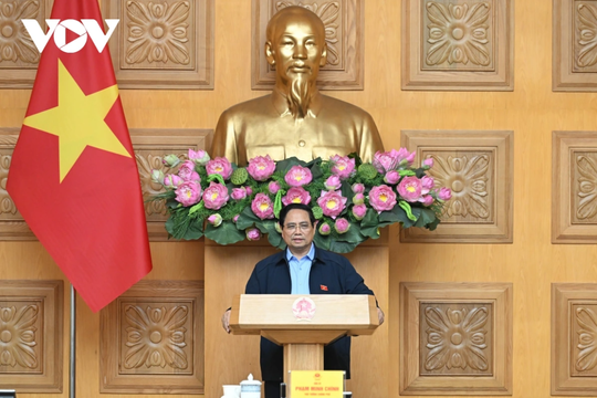 Thủ tướng Phạm Minh Chính chủ trì cuộc họp phát triển sàn dữ liệu tại Việt Nam