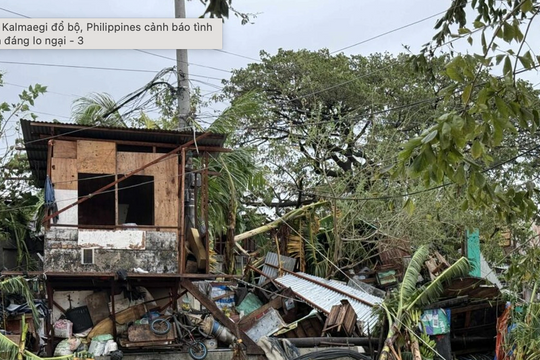 Bão Kalmaegi càn quét Philippines, hơn 150.000 người phải sơ tán