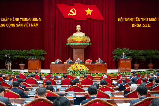 Toàn cảnh khai mạc Hội nghị lần thứ 14 Ban Chấp hành Trung ương Đảng khóa XIII