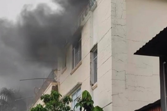 60 trẻ phải sơ tán do cháy trường mầm non tư thục ở Đồng Nai