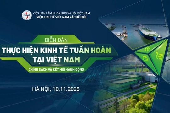 Diễn đàn Kinh tế tuần hoàn tại Việt Nam 2025 – Kết nối chính sách và hành động vì tương lai xanh